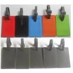 PTLT8 - 2 Tone PU Leather Luggage Tag